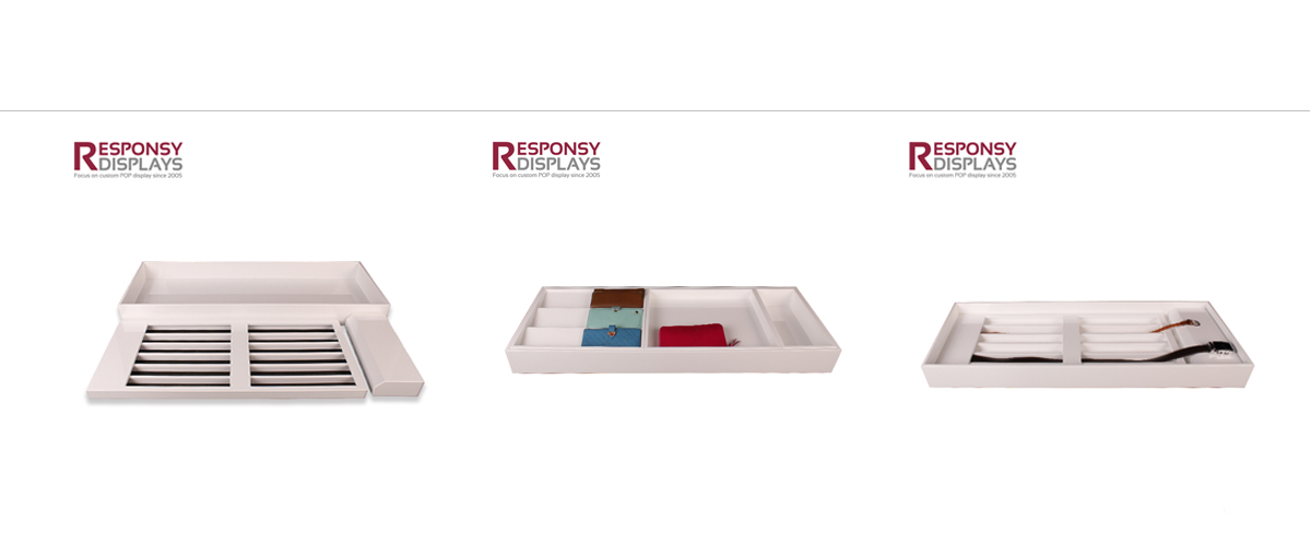 定制台面亚克力钱包手表展示托盘 工厂直销
