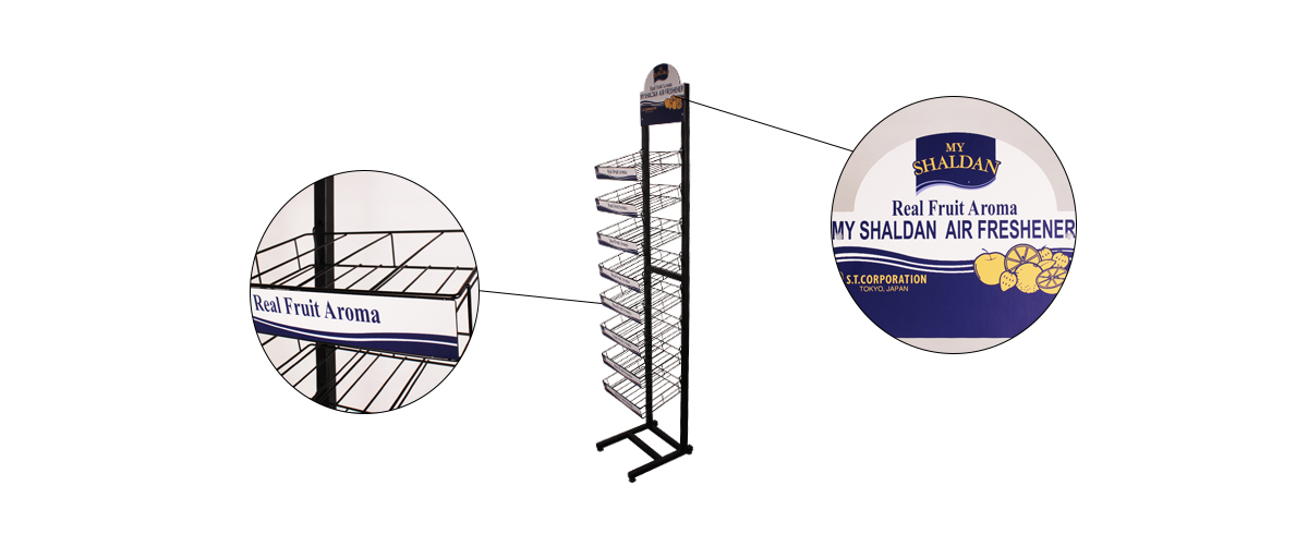 超市专用落地金属铁线零食展示架 工厂定制